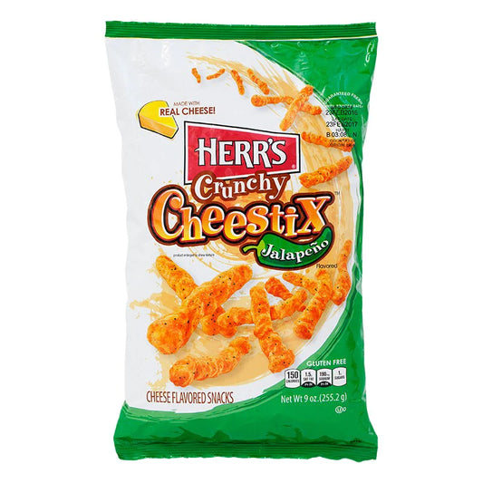 Herr's Crunchy CheestiX Jalapeño Flavored Snacks (227 g. USA)