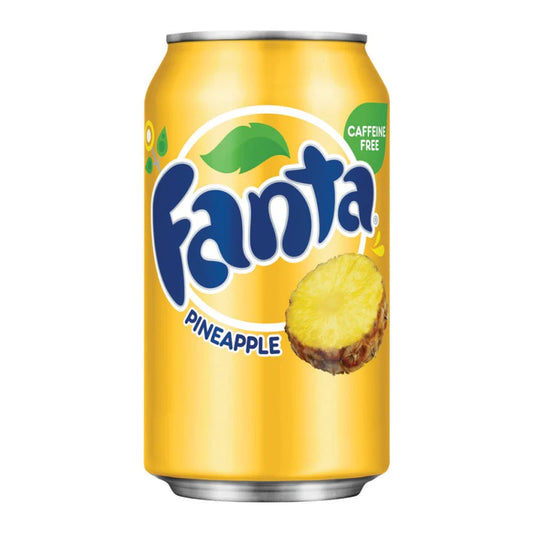 Fanta Pineapple Soda Can 355ml