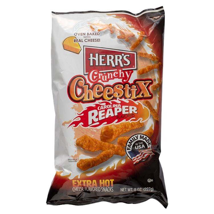 Herr's Crunchy Cheestix Carolina Reaper 227g