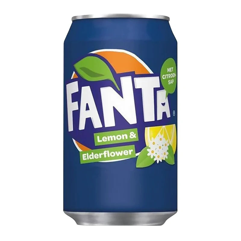 Fanta Elderflower & Lemon 330ml can