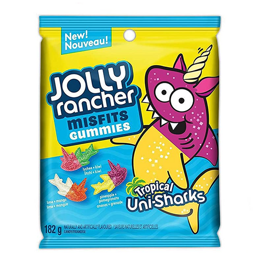 Jolly Rancher Misfits Gummies Tropical Uni-Sharks - 182g