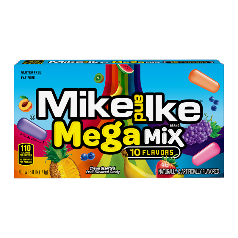 Mike & Ike - Mega Mix Theatre Box 5oz (141g)